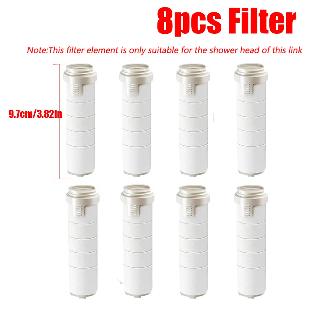 5-Mode Adjustable High-Pressure Shower Head with Water-Saving Filter - Bathroom Accessory