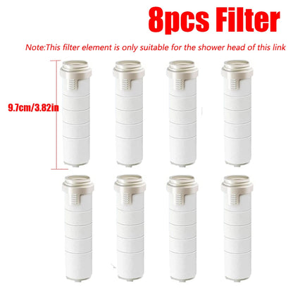 5-Mode Adjustable High-Pressure Shower Head with Water-Saving Filter - Bathroom Accessory