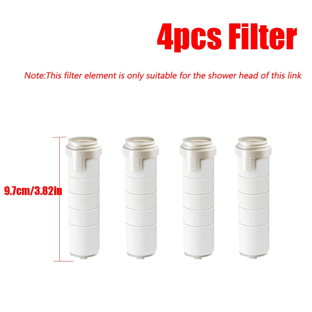 5-Mode Adjustable High-Pressure Shower Head with Water-Saving Filter - Bathroom Accessory