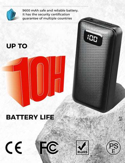 Heated Vest for Women with Battery Pack Included, Battery Women'S Heated Vest, M, Black